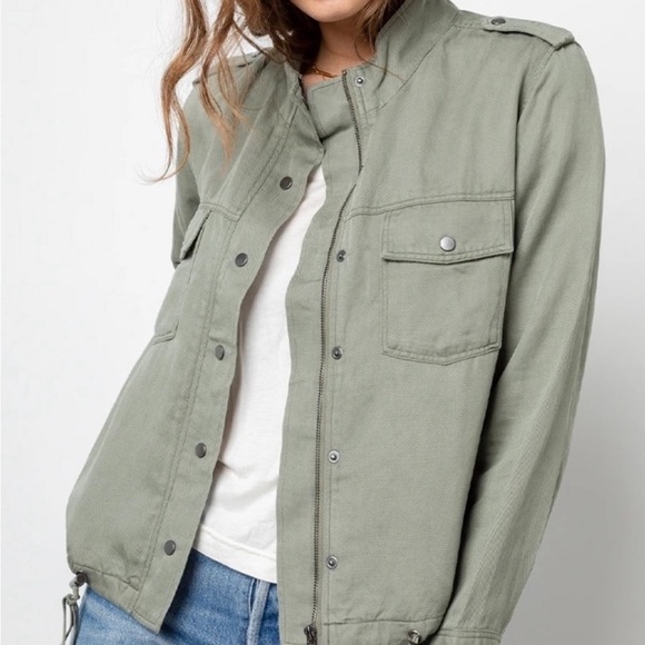 Womens Military style light weight Collins Pine Sage Green Jacket by Rai… - Picture 15 of 15